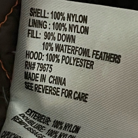 Michael Kors Orange Packable Down Puffer Jacket - Picture 5 of 5